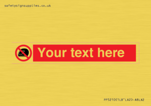 Custom No Motorcycle Helmets Sign